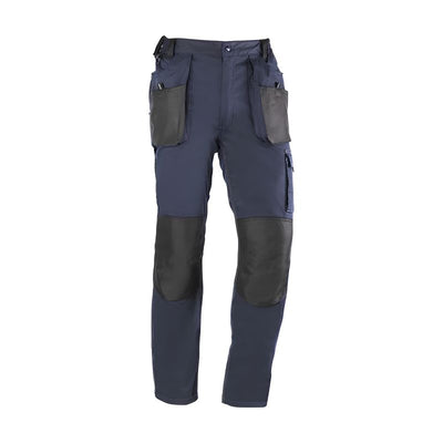 Pantalón Multibolsillo Flex Azul Marino/Negro Juba - 181