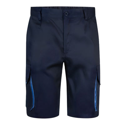 Bermudas Multibolsillo Azul Marino/Celeste Velilla - 103007