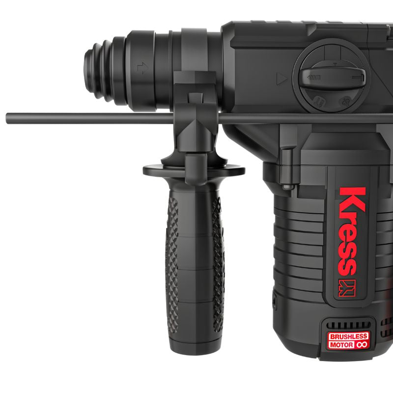 Martillo perforador a batería Kress KUC61.2 Brushless 20V Max SDS+ 2,2 J con 2 baterías 4,0 Ah