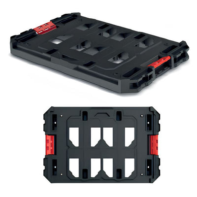 Adaptador 542x356x61 caja Negro X Block base KISTENBERG