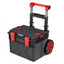 Caja de herramienta modular con ruedas 542x540x390 Negro X Block base KISTENBERG