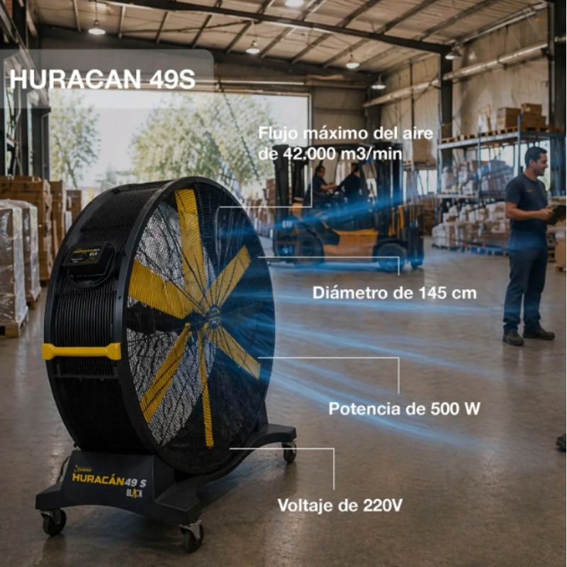 Ventilador Industrial Huracan 49S GARLAND