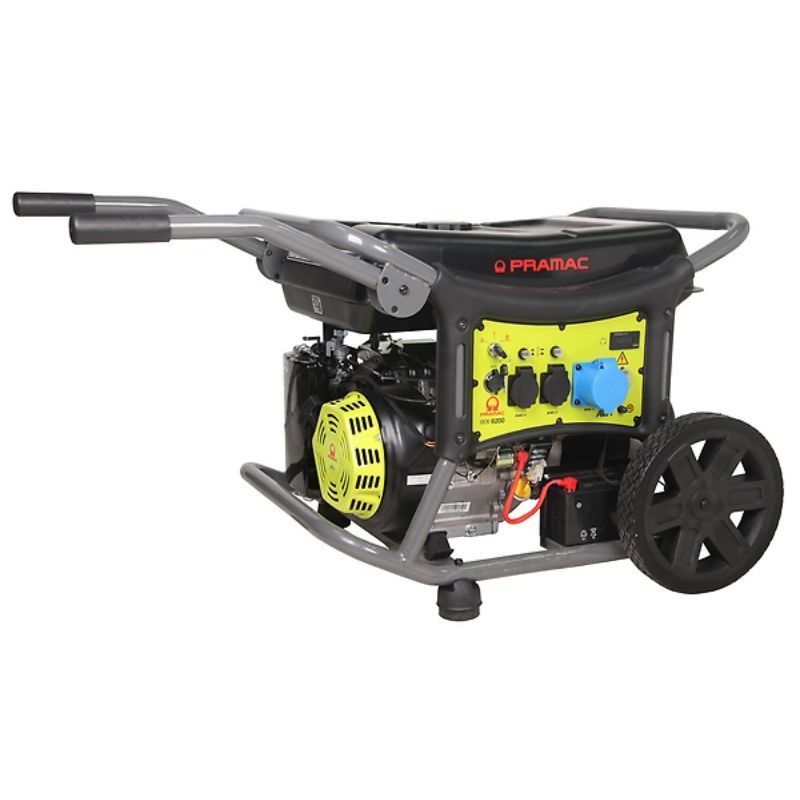 Generador electrico gasolina portatil 230v 50Hz WX6200ES electrico AVR+CONN PRAMAC