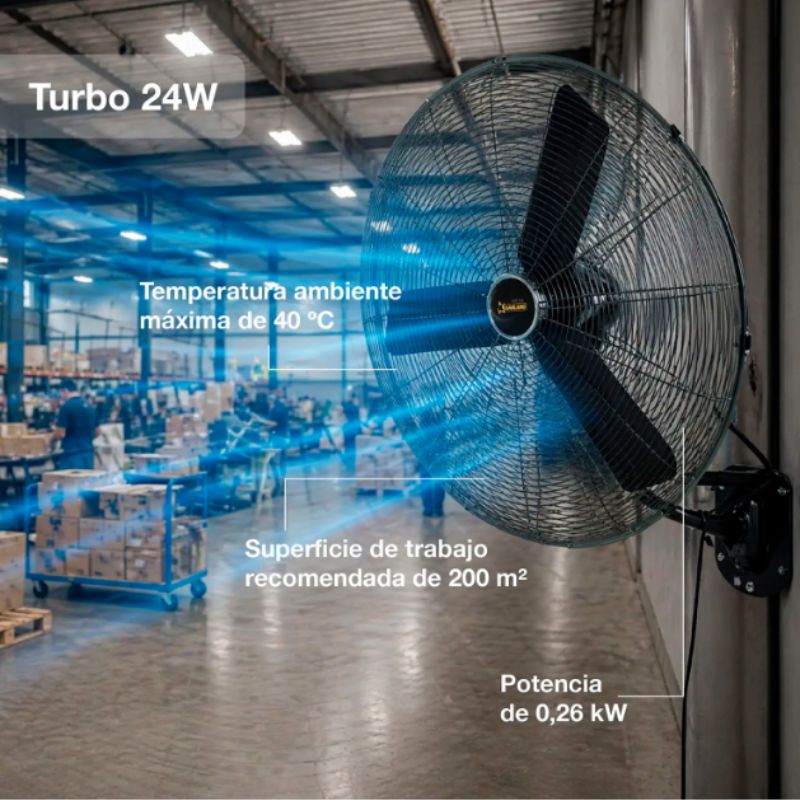 Ventilador Turbo 24W-V23 GARLAND