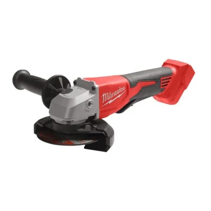 PowerPack Milwaukee M18 Taladro Percutor + Amoladora 115 mm + Martillo SDS-Plus 26 mm + 3 Baterías + Cargador + Bolsa)